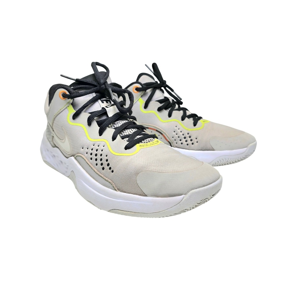 Nike Mens Fly.By Mid 3 Basketball Shoes Light Iron Ore Grey DD9311-003 Size 11.5